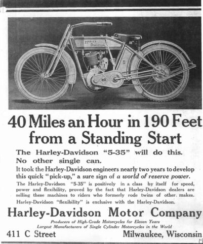 1913 - Harley-Davidson Anuncios