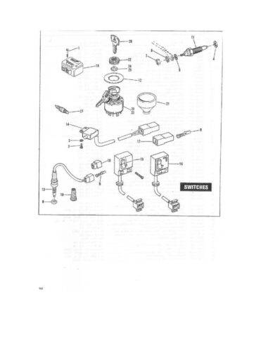 1974-1978 - Harley-Davidson SS SX 175 250 Parts catalog