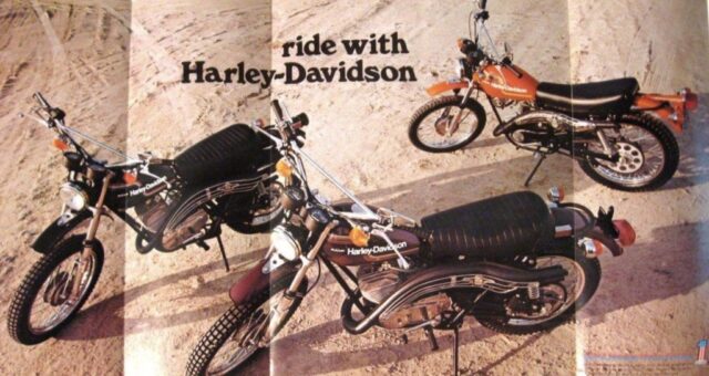 1975 - Harley-Davidson Anuncios modelos