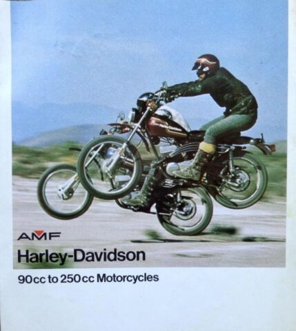1975 - Harley-Davidson Folleto de ventas