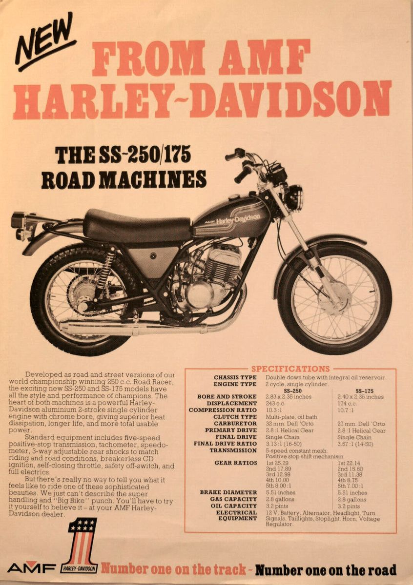 1976 - Harley-Davidson SS-175 1976 - Harley-Davidson SS-175