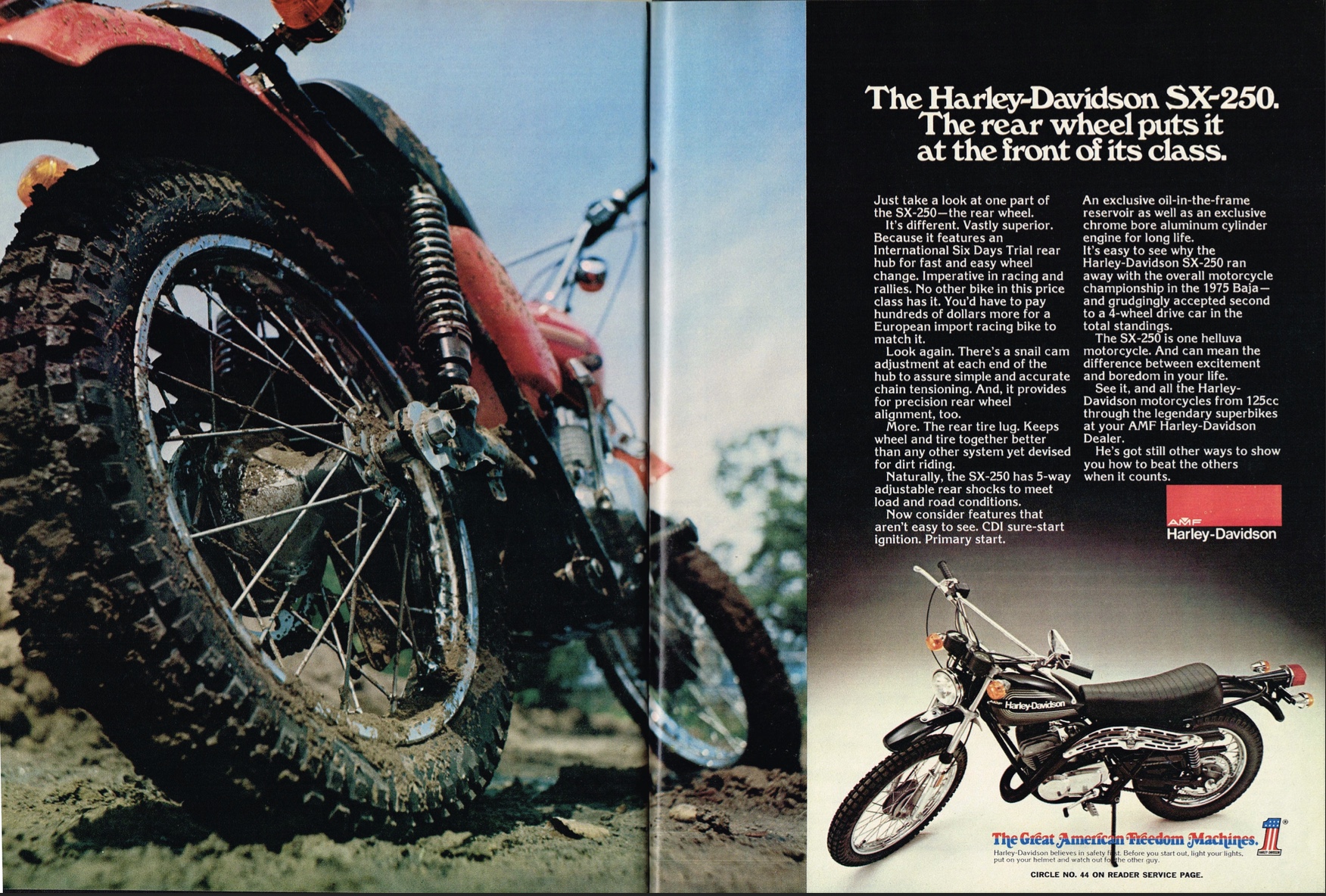 1976 - Harley-Davidson - SX-250 1976 - Harley-Davidson - SX-250
