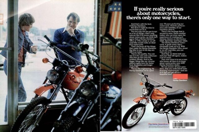 1975 - Harley-Davidson Anuncios modelos 1975 - Harley-Davidson Anuncios modelos