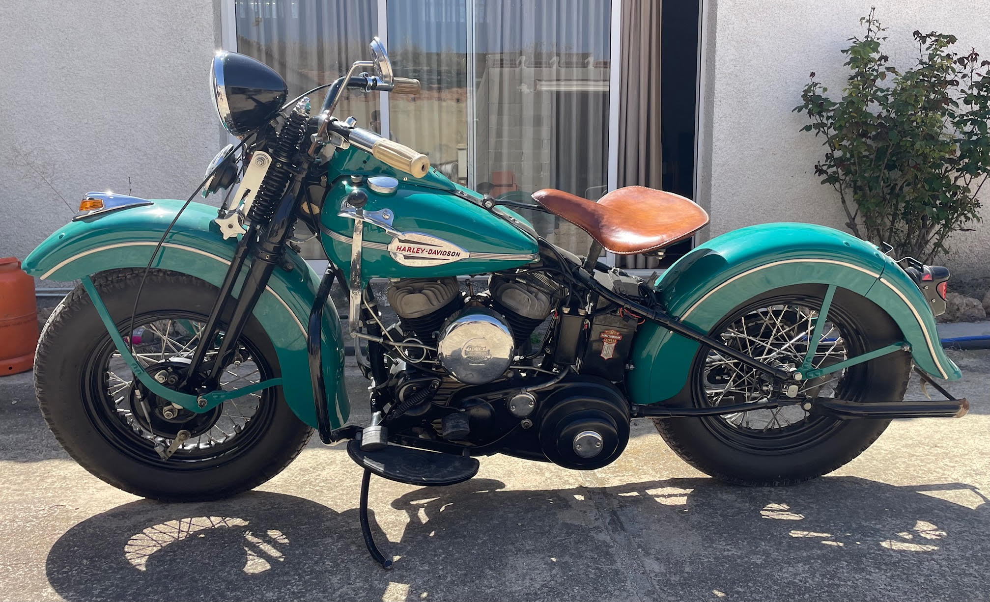 Harley-Davidson WL45 de 1941 - izda Harley-Davidson WL45 de 1941 - izda