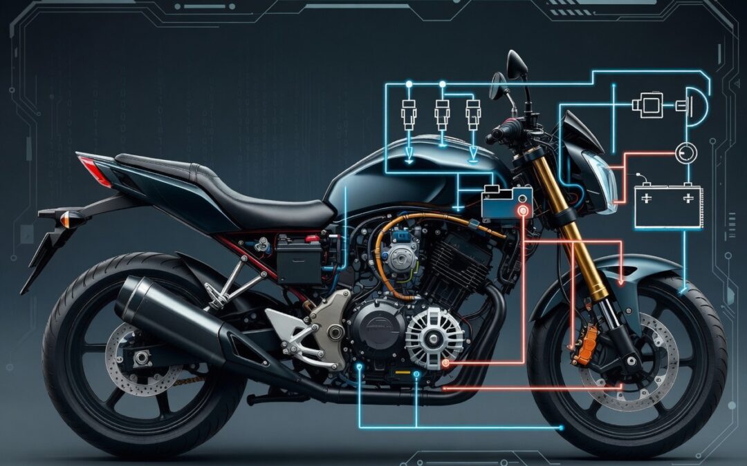 El sistema eléctrico de la motocicleta